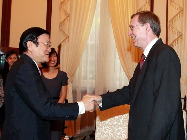 Президент Вьетнама Чыонг Тан Шанг принял посла Норвегии - ảnh 1